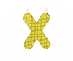 Fabric Letter X Lilliputiens