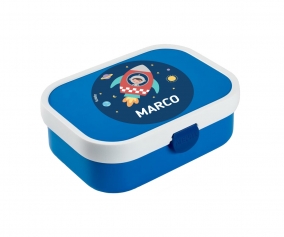 Personalised Blue Midi Campus Lunch Box Space