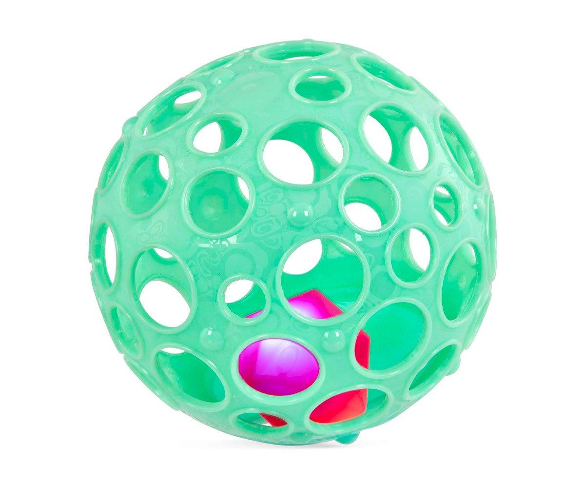 Pelota sensorial de goma natural pura Sunshine de 3 pulgadas, agujero  sellado, juguete de bola de bebé sin BPA, para juego sensorial, para  desarrollo