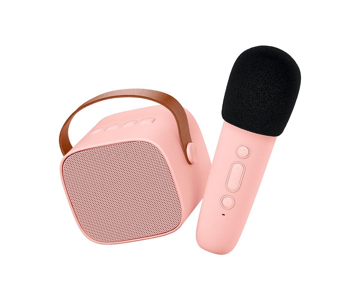 Altoparlante Bluetooth con Microfono Wireless Rosa - Tutete