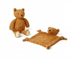 Caixa de presente Teddy Mr Bear Golden Caramel 