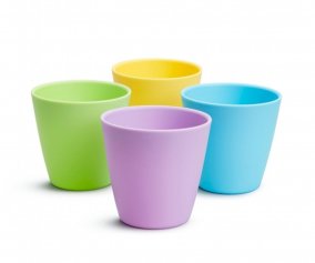Pack 4 Vasos Multicolor Pastel