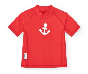 Camiseta Manga Corta Proteccin Solar Sailor Roja